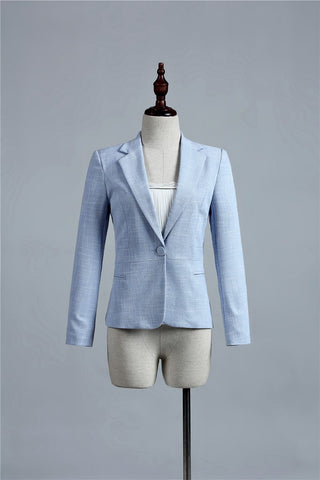 Spring Fall Formal Women Blazers and Jackets Pink Elegant Female Work Wear Business Clothes