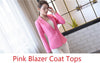 Spring Fall Novelty Green Slim Formal Blazer Women Outerwear Jackets Office Uniform Designs Female Blaser  Styles Tops