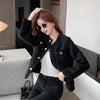 Spring Women  Tassel Tweed Suit Coat Ladies Casual Autumn Elegant Gentle Female Top Outerwear