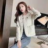 Spring Women  Tassel Tweed Suit Coat Ladies Casual Autumn Elegant Gentle Female Top Outerwear