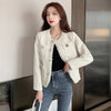 Spring Women  Tassel Tweed Suit Coat Ladies Casual Autumn Elegant Gentle Female Top Outerwear