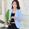 Spring Fashion Women 4 Colors Slim Fit Blazer Jackets Notched Long Sleeve Blazer Women Coat One Button Plus Size 4XL Tops MZ1500