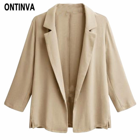Spring Fashion Women Pink Blazer Female Casual V Neck Long Sleeve Solid Thin Jacket Coat 2022 Office Lady Jacket Outwear Tops
