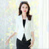 Spring Women Slim Blazer Jacket Female Coat Elegant Office Ladies Suit Casual Single Button Short Blazers Outerwear W923