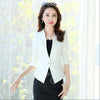 Spring Women Slim Blazer Jacket Female Coat Elegant Office Ladies Suit Casual Single Button Short Blazers Outerwear W923