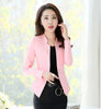 Spring Women Slim Blazer Jacket Female Coat Elegant Office Ladies Suit Casual Single Button Short Blazers Outerwear W923