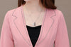 Spring Women Slim  Casual Jacket Long Sleeve One Button Suit Office Lady Work Wear Top Blazer Coat