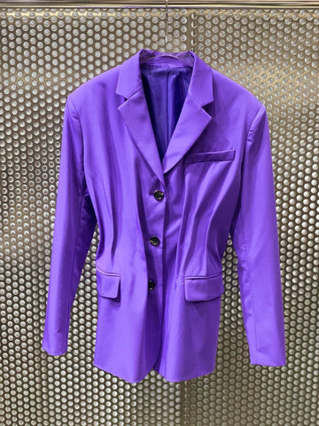 Spring High 2023 Quality Women Thin Blazer Jacket Female Slim Overcoat Coat 2 Color Ddxgz2 2.23