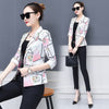 Spring Jacket Coats Mujer Blazer 2022 Fashion Slim Single Button Women Blazers And Jackets Floar Large size Blazer S-4XL  hl296
