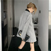 Spring Korean Design Plaid Suit Jackets Temperament Mini Skirts Gray Blazer and Skirt Set Office Style Clothes 2023