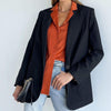 Spring Korean Style Oversized Blazer Women Jacket Casual Beige Coat Loose  Elegant Black Autumn Blazer For Women