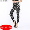 Spring National Ethnic Style Retro Graffiti Paintings Printing Flowers Trousers Printed High Elasticity Legging Buy 2 Get 1 Free