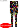Spring National Ethnic Style Retro Graffiti Paintings Printing Flowers Trousers Printed High Elasticity Legging Buy 2 Get 1 Free