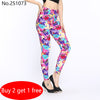 Spring National Ethnic Style Retro Graffiti Paintings Printing Flowers Trousers Printed High Elasticity Legging Buy 2 Get 1 Free