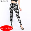 Spring National Ethnic Style Retro Graffiti Paintings Printing Flowers Trousers Printed High Elasticity Legging Buy 2 Get 1 Free