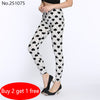 Spring National Ethnic Style Retro Graffiti Paintings Printing Flowers Trousers Printed High Elasticity Legging Buy 2 Get 1 Free