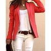 Spring Blazer Jacket Women Casual Pockets Long Sleeve Work Suit Coat Office Lady Solid Slim Blazers 2022