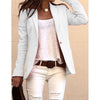 Spring Blazer Jacket Women Casual Pockets Long Sleeve Work Suit Coat Office Lady Solid Slim Blazers 2022