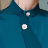 Spring Ribbon Tie Shirt Women Formal Elegant Long Sleeve Blouses Office Ladies Loose Tops Blue Blouas