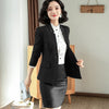Spring Women Suits Formal Temperament Long Sleeve Slim Blazer and Skirt Office Ladies Business Work Wear