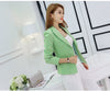 Spring New Korean Women's Pure Color Long-sleeved Slim Was Thin Single Button Long Sleeve Casual Female Suit Jacket MZ1658