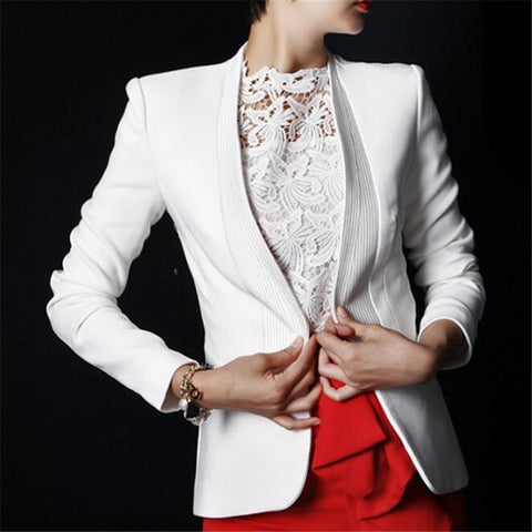 Spring  Style Women Blazer Coat 2022 New Ladies Blazers Work Wear Slim  Long Sleeve Short Suit Fashion Casual Jackets A3857