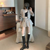 Spring Slimming Suit Fashionable Bow Suit Jacket+high Waist A Word Wide Leg Shorts skirts suit Two-piece Women