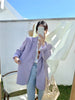 Spring Solid Colorful Business Causal Suit Blue Blazer Office Lady Korean Style Coats Lose Fit Urban Retro Jackets for Women