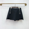 Spring/Summer 2022 Products Double Zipper Slit High Waist Half Skirt Culottes 0709