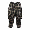 Spring Summer Arts Style Women Elastic Waist Harem Pants Vintage Cotton Linen Plaid Pants Loose Female Trousers Plus Size D414