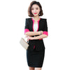 Spring Summer Formal Uniform Designs Women Business Suits with Blazer and Skirt Formal OL Styles Office Work Wear Blazers Set