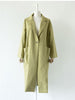 Spring  Summer Women's Loose Casual Women's Suit Tops Mid-length Cotton and Linen Suits Trench Coats Retro Suit Jackets