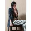 Spring Summer Shirt Jacket 5XL Cotton Linen Casual Blazer Femme Irregular Half/Long Sleeves Slim Ladies Suit Coat f347