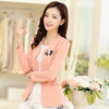 Spring Summer Women Slim Blazer Coat 2022 Plus Size Casual Jacket Long Sleeve One Button Suit Girls Blazers Work Wear Z272