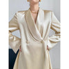 Spring White Blazers Women French Office Ladies Long Jackets Elegant Outwear Coats Female 2022 New