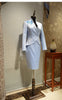 Spring Women 2022 Designers High End Handmade Blazers Skirts Suit with Embroidery Single Button Office Lady Clothing
