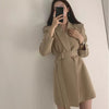 Spring Women Blazer 2022 Button Office Lady Suit Jacket Casual Slim Coat with Belt