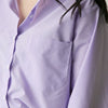 Spring Women Blouse Striped Turn-down Collar Office Lady Tops Full Sleeve Women Shirts Light Purple Female Tops blusas