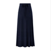 Spring Women High Waist Solid Slim A Word Long Skirt Sexy A Word Split Package Hip Skirt Long Section Large Size Skirts