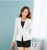 Spring Women Long Sleeve Small Suit Jackets Short Style Candy Color Single Button Coat Female Splicing Blazer Black White
