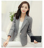 Spring Women Slim Blazer Coat  New Fashion Casual Jacket Long Sleeve One Button Suit Ladies Blazers Work Wear