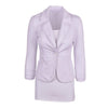 Spring Women's Casual Work Solid Color Knit Blazer Plus Size One Button Sllim suit Jacket