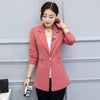 Spring Work Long Jacket 2022 Suit Blazer Women Single Button Blazer Feminino Ladies Blazers Plus Size 4XL Office Outwear C3178