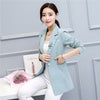 Spring Work Long Jacket 2022 Suit Blazer Women Single Button Blazer Feminino Ladies Blazers Plus Size 4XL Office Outwear C3178