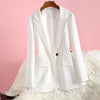 Spring and Autumn Slim Fit Blazer Woman Korean Style Long-sleeved Pocket Street Office Clothing Jacket Coat Blazer traf