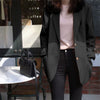 Spring and Autumn Korean Suit Jacket Women's Leisure Loose Pink Suit Slim  White Blazer Women Office Lady  Suit Blazer