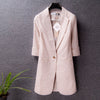 Spring and Autumn Mid-length Women's Winter Coats Formal Suit Woman Korean Female Clothing Elegant Womens Jackets