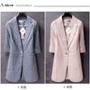 Spring and Autumn Mid-length Women's Winter Coats Formal Suit Woman Korean Female Clothing Elegant Womens Jackets