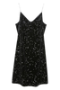 Spring and Summer  Temperamental Fairy Sequin Sling Black Women's Seaside Vacation Beach Fried Street  Dress