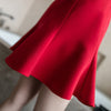 Spring and autumn high-quality women's waist slimming slim  jacket high-waist fishtail skirt office uniforms Skirt Suits